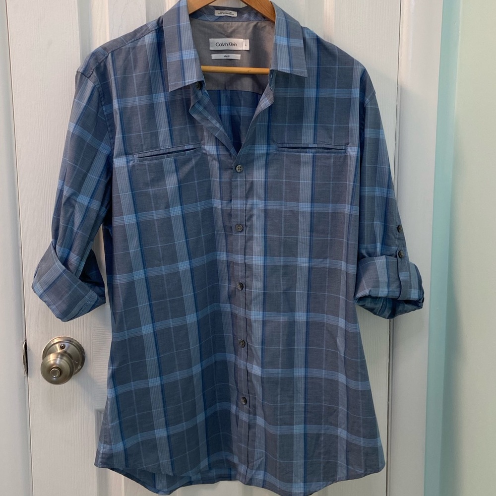Calvin Klein Slim Fit Button Down Shirt